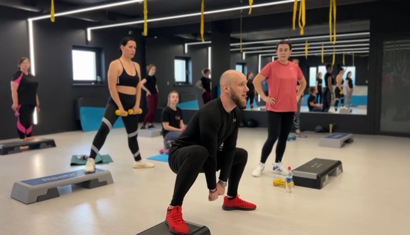 Зал групових занять M2 Fitness